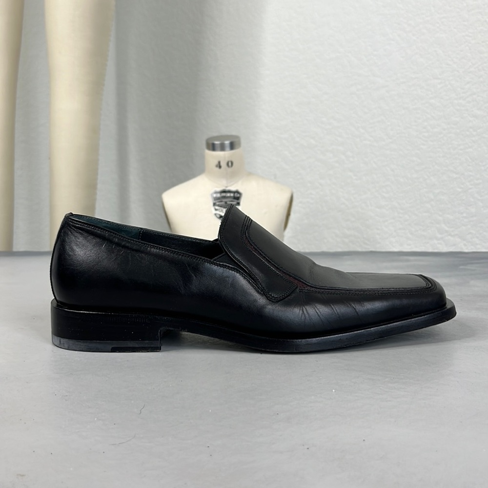 Vittorio Virgili Leather Loafers Shoes Slip ons